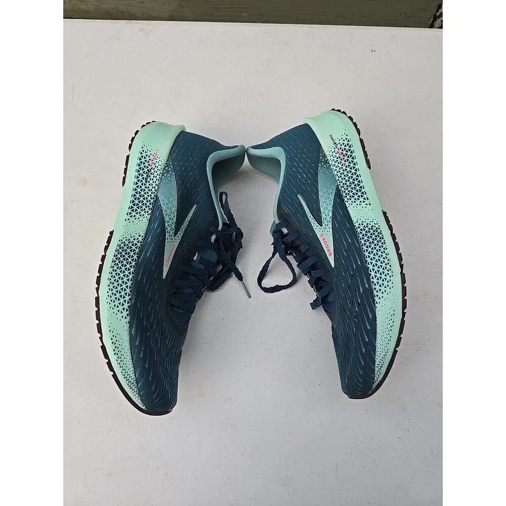 Brooks Womens hyperion tempo 1203281B491 Running Shoes Sz 10.5 Teal Blue
